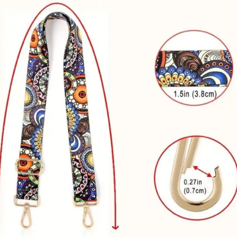 Wide Nylon Shoulder Strap - Quill
