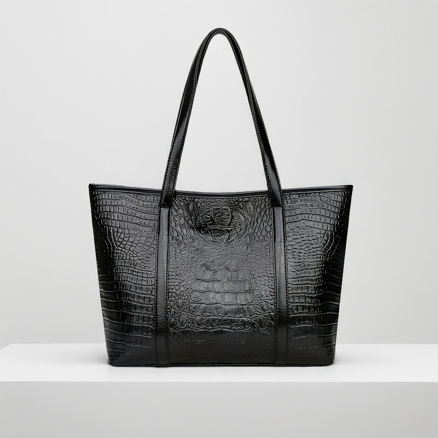Faux Leather Tote Bag