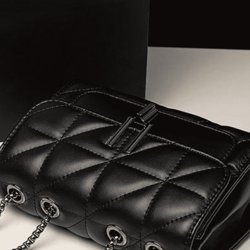 Luxe Quilted Handbag - Quill