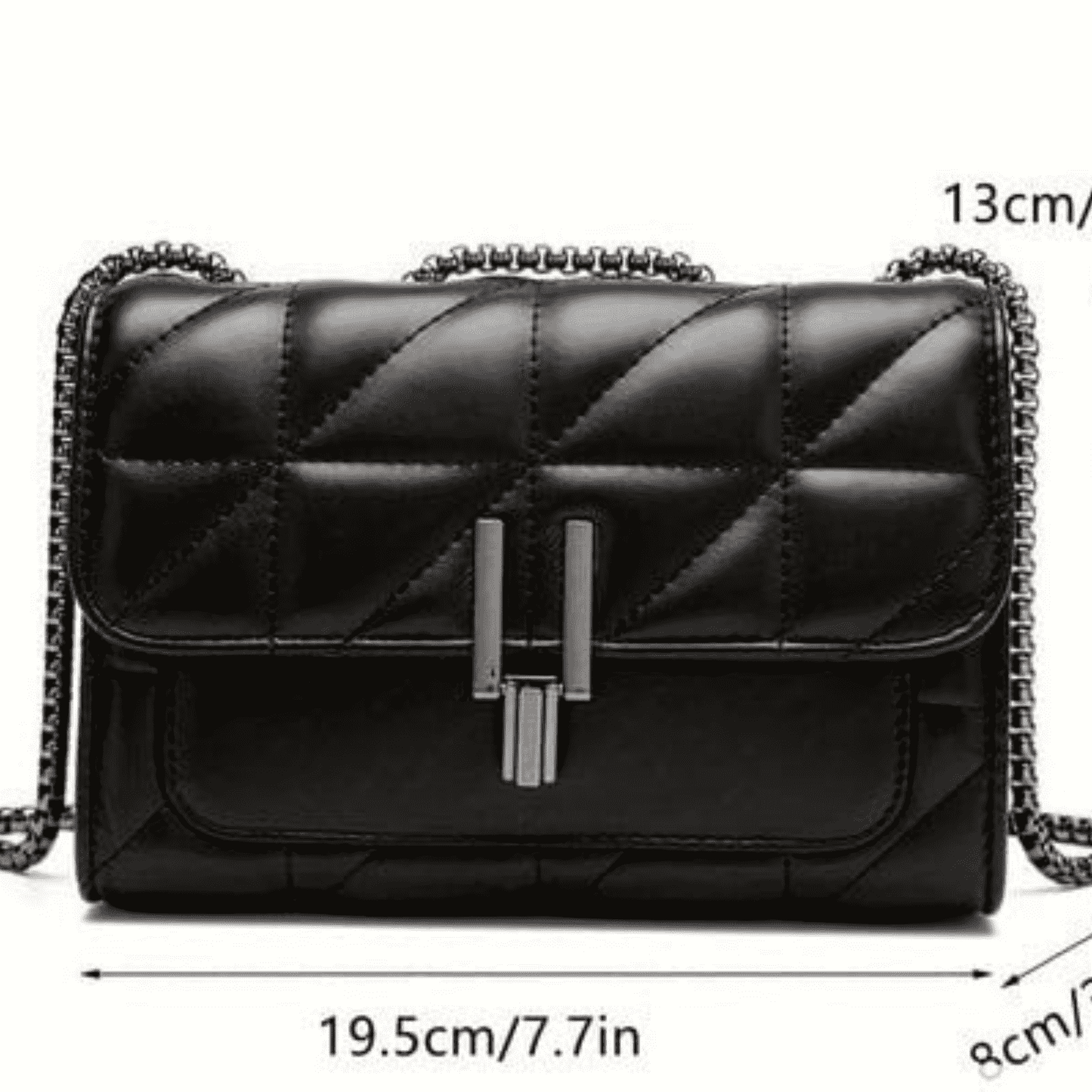 Luxe Quilted Handbag - Quill