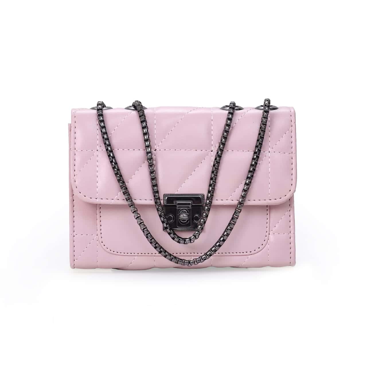 Luxe Quilted Handbag - Quill