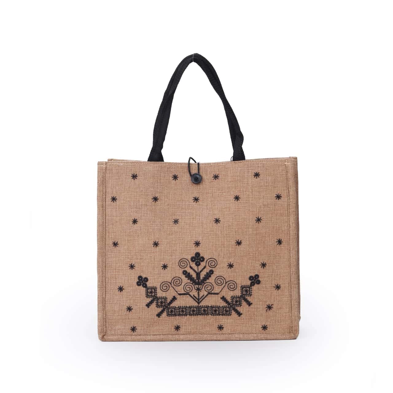 Dotted Khaki Tote - Quill
