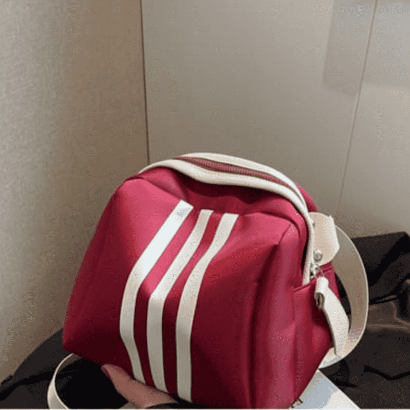 Red Stripe Cross Body - Quill