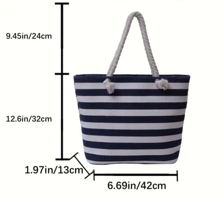 Striped Style Tote - Quill