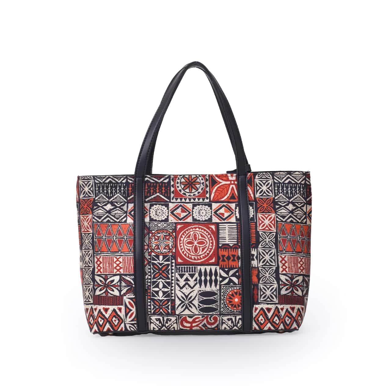Traditional Pattern Tote - Quill