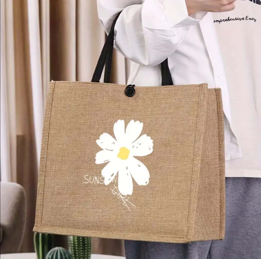 White Flower Khaki - Quill